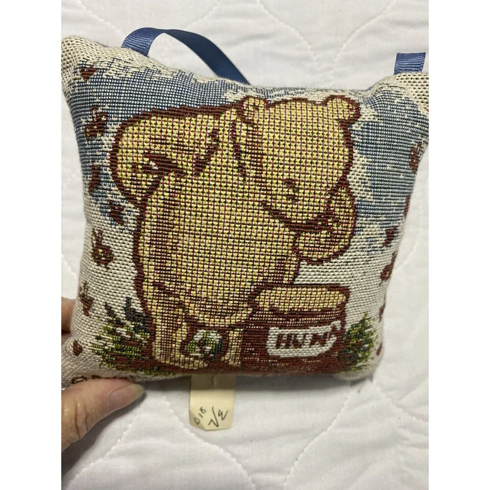 Disney WINNIE THE POOH, Pooh Honey Tapestry Pillow 5 X 5 Door Hanger